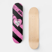 Cráneo Love agrietados EMO Persoonlijk Skateboard (Voorkant)