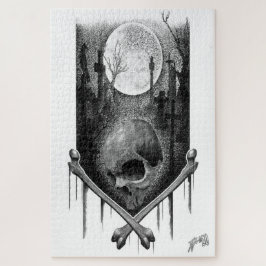 Craneo-nachtlandschap Legpuzzel