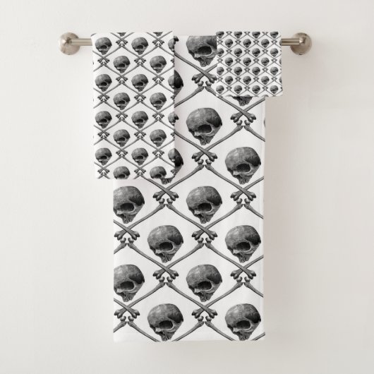 Craneo-patroon Bad Handdoek (Insitu)