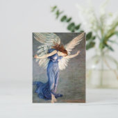 Crane's Angel of Peace Briefkaart (Staand voorkant)