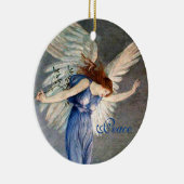 Crane's Angel of Peace Kerstmis Keramisch Ornament (Rechts)