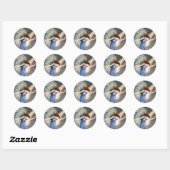Crane's Angel of Peace Ronde Sticker (Vel)