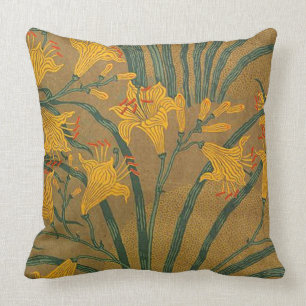 Crane's Art Nouveau Lilies Kussen