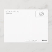 Crane's Art Nouveau Swans Briefkaart (Achterkant)