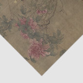 Cranes Birds Peonies van Ma Yuanyu Tissuepapier (Detail)