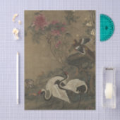 Cranes Birds Peonies van Ma Yuanyu Tissuepapier (Craft)