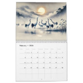 Cranes in Ink – A Journey Through Seasons 2026 Kalender (Feb 2026)