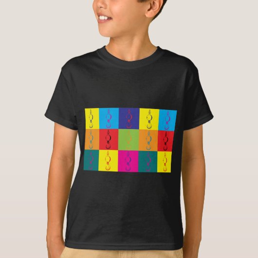 Cranes Pop Art T-shirt (Voorkant)