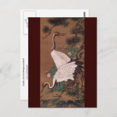 Cranes, Watanabe Shuseki Briefkaart (Voorkant / Achterkant)