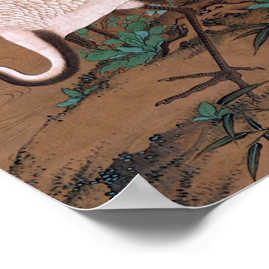 Cranes, Watanabe Shuseki Poster (Hoek)