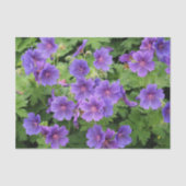 Cranesbill Geranium Tissue Paper Tissuepapier (Voorkant)