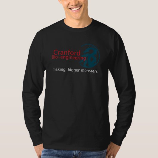 Cranford Bio Engineering maakt grotere monsters T-shirt (Voorkant)