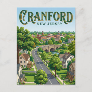 Cranford New Jersey Briefkaart