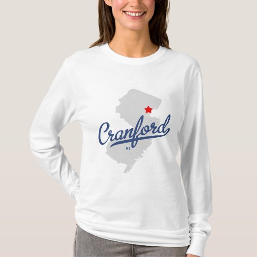 Cranford New Jersey NJ Shirt (Voorkant)