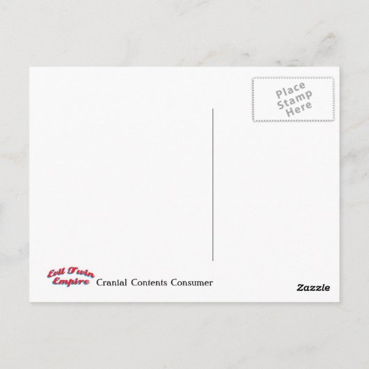 Cranial Contents Consumer Briefkaart (Achterkant)