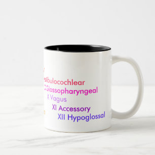 Cranial Nerves Tweekleurige Koffiemok