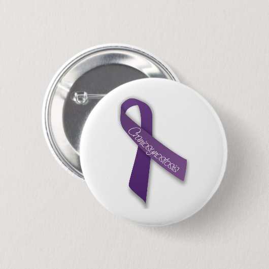 Cranio Ribbon Ronde Button 5,7 Cm (Voorkant /achterkant)