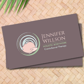 Craniosacraal Therapeut Hoofd Handen Flow Holistis Visitekaartje