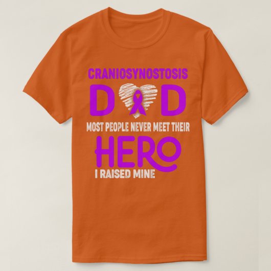 Craniosynostosis Pap De meeste mensen ontmoeten hu T-shirt (Design voorkant)