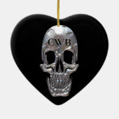 Cranium Sound Ghost Keramisch Ornament (Achterkant)