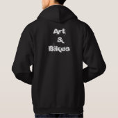 Crankies Art & Bikes Hoodie (Achterkant)