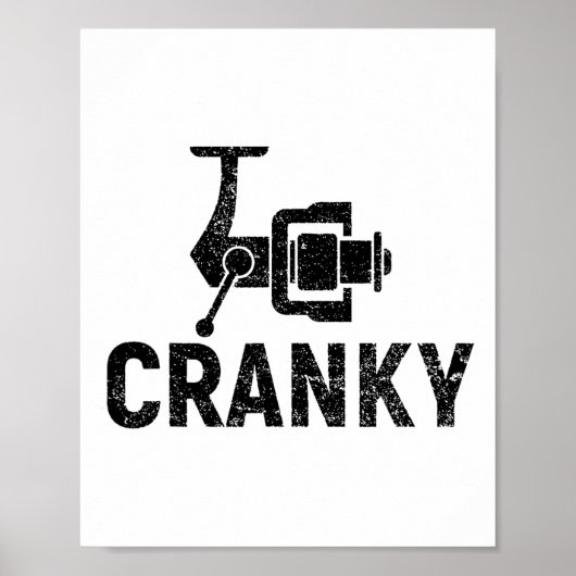 Crankit Vislijn - Grappige Grappige Cadeau-ideeën Poster (Voorkant)