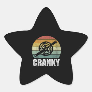 Cranky Cranky geeft fietsliften Ster Sticker