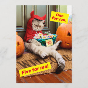 Cranky Devil Cat Kaart
