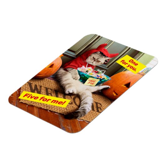 Cranky Devil Cat Magneet (Linkerzijde)