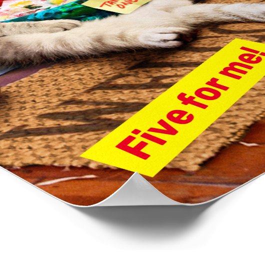 Cranky Devil Cat Poster (Hoek)