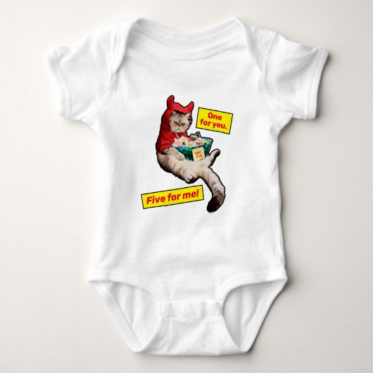 Cranky Devil Cat Romper (Voorkant)