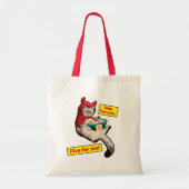 Cranky Devil Cat Tote Bag (Voorkant)