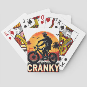 Cranky: Energize Your Ride - Leuk T-shirt voor fie Pokerkaarten