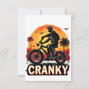 Cranky: Energize Your Ride - Leuk T-shirt voor fie Save The Date