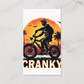 Cranky: Energize Your Ride - Leuk T-shirt voor fie Visitekaartje