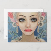 Cranky Fairy Originele Kunst Briefkaart (Voorkant / Achterkant)