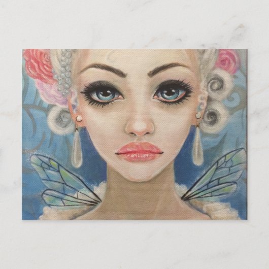 Cranky Fairy Originele Kunst Briefkaart (Voorkant)