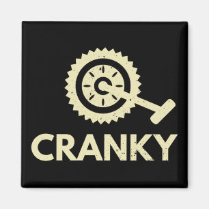 Cranky / fiets / cyclist magneet