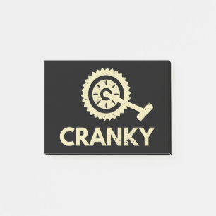 Cranky / fiets / cyclist post-it® notes