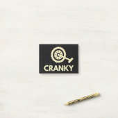 Cranky / fiets / cyclist post-it® notes (Op bureau)