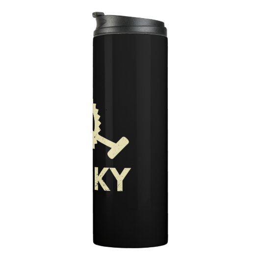 Cranky / fiets / cyclist thermosbeker (Geroteerd rechts)