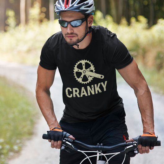 Cranky  Funny cycling T-shirt