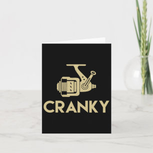 Cranky Funny Gift Ideeën voor Gevist Crankbait Fis Kaart