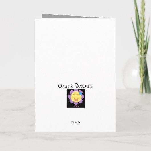 Cranky Kerstmis Elf Merry Bah Humbug Day Kaart (Achterkant)