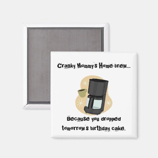 Cranky Mama's Home-brew Magnet (Voorkant / Achterkant)