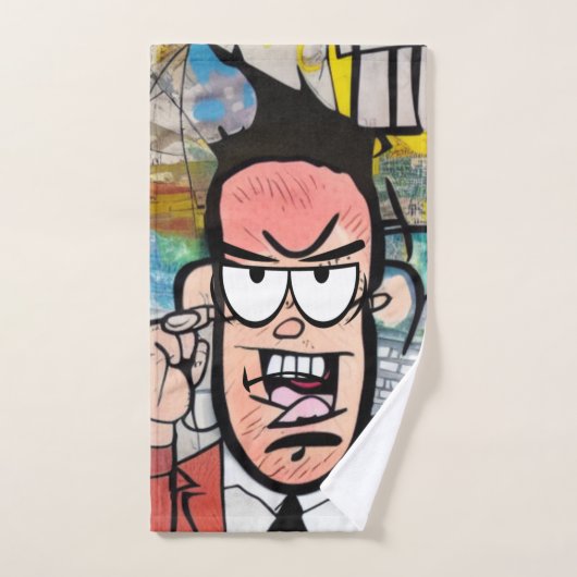 Cranky Man Bad Handdoek (Handdoek)