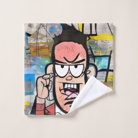 Cranky Man Bad Handdoek (Wasdoekje)