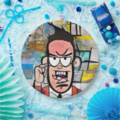 Cranky Man Papieren Bordje (Feest)