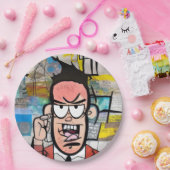 Cranky Man Papieren Bordje (Feest)