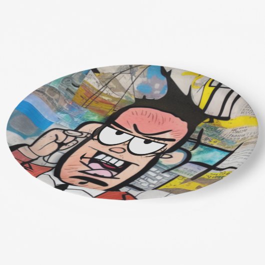 Cranky Man Papieren Bordje (Gekanteld)